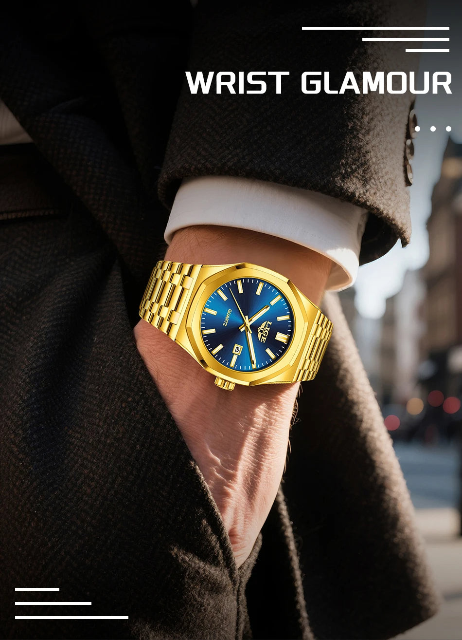 LIGE Top Luxury Quartz Watch