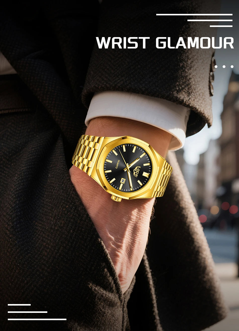 LIGE Top Luxury Quartz Watch