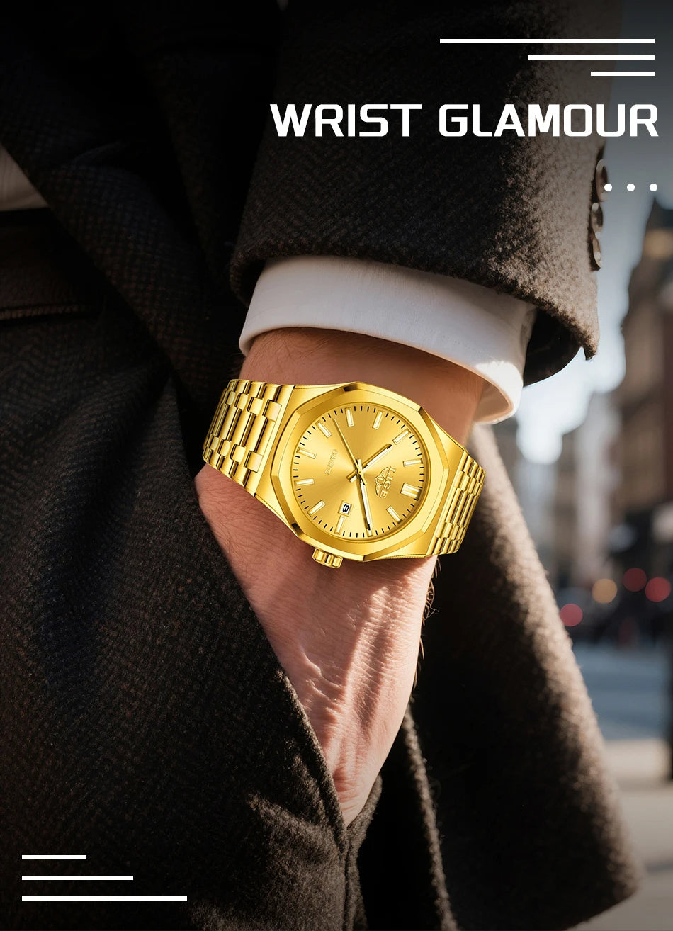 LIGE Top Luxury Quartz Watch