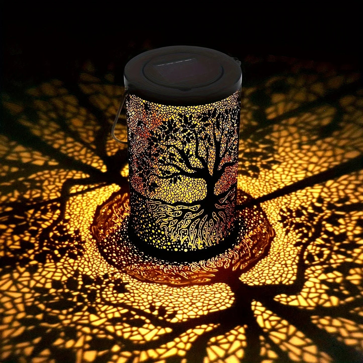 Solar Tree Shadow Lantern