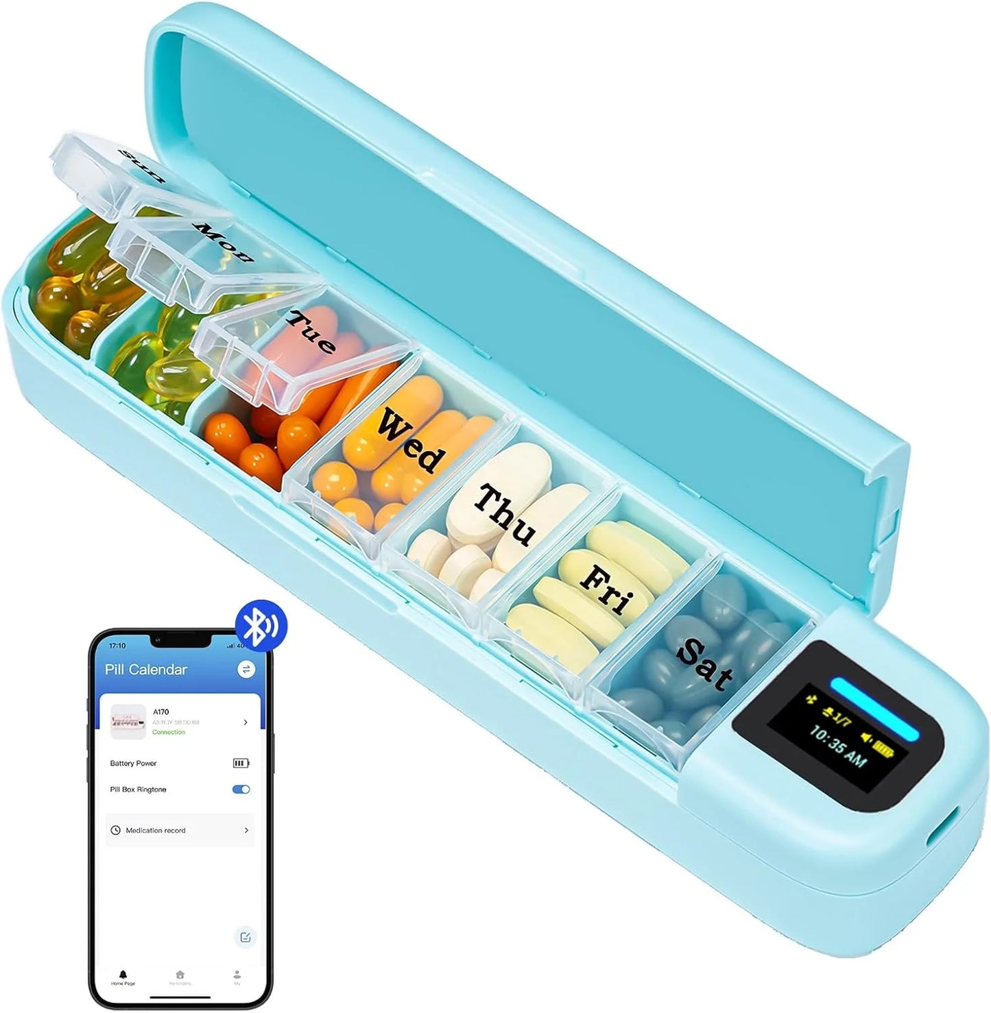 Timsmile™ - Smart Weekly Pill Organizer Box