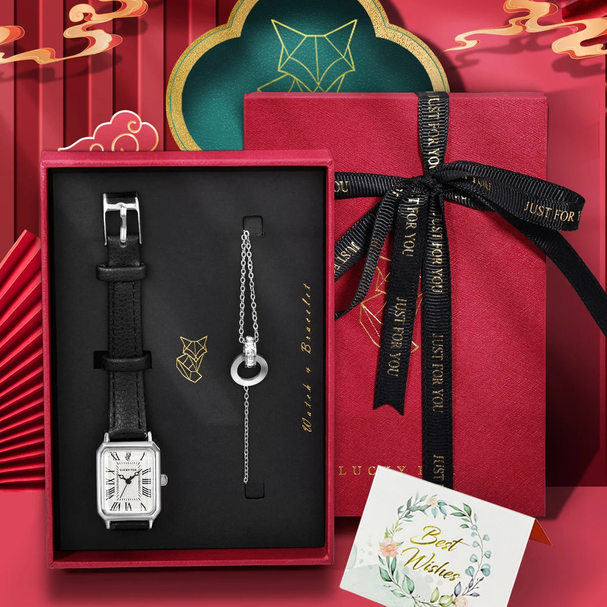 Hela | Women Watch + Bracelet Gift Set