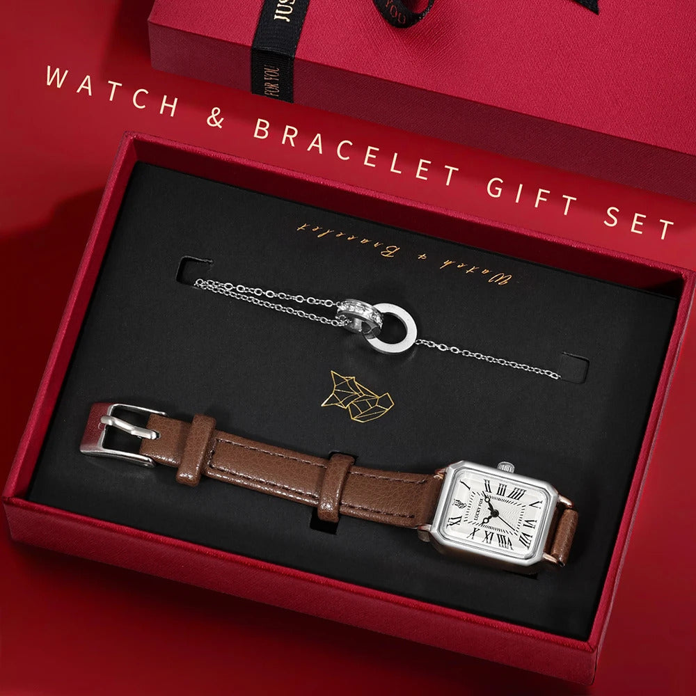 Hela | Women Watch + Bracelet Gift Set