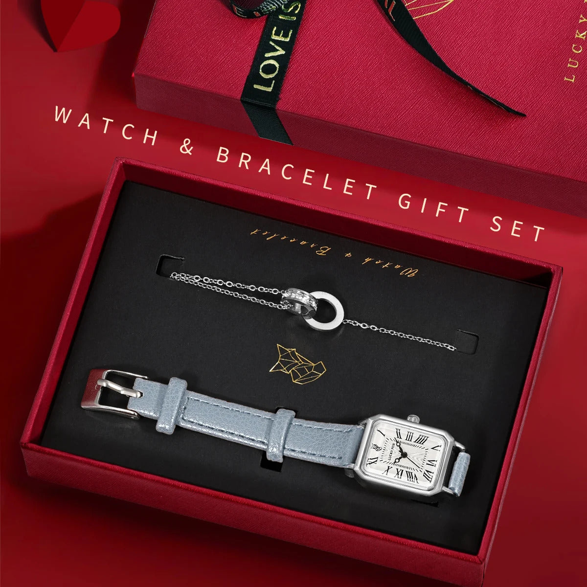 Hela | Women Watch + Bracelet Gift Set