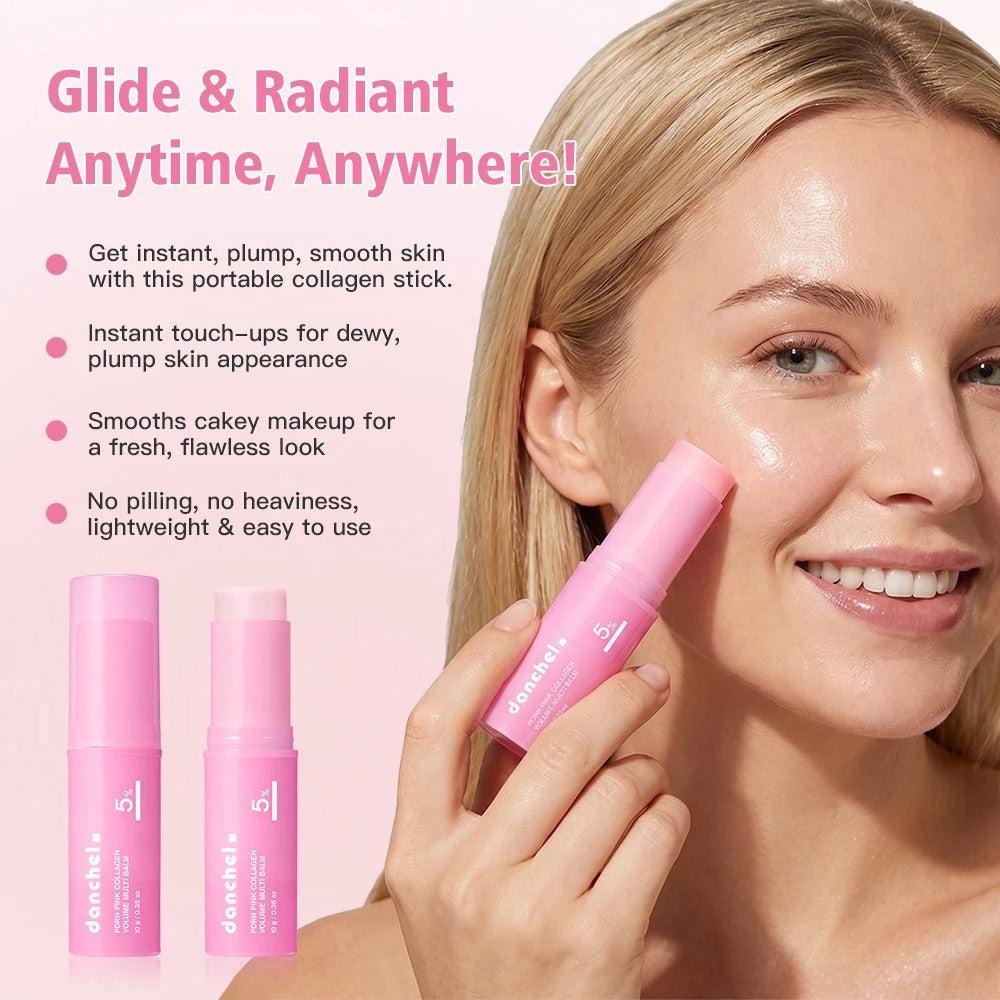 DewGlow™ Stick – PDRN Pink Collagen Volume Multi Balm