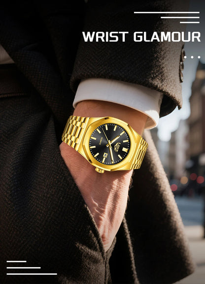 LIGE Top Luxury Quartz Watch