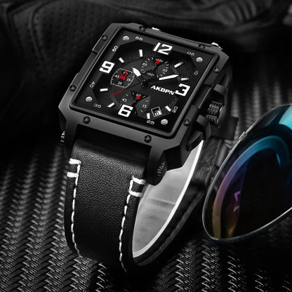 Arvello™ - Luxury Square Chronograph Watch