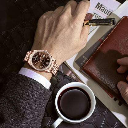 Auremont™ - Classic Luxury Steel Watch