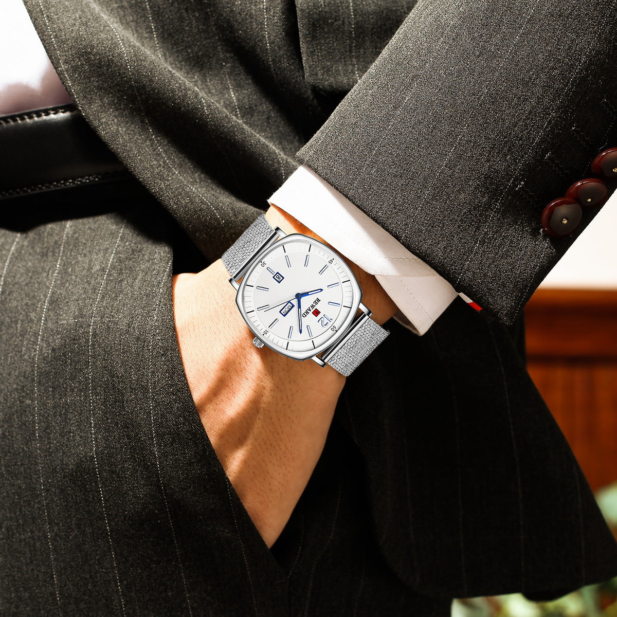 REWARD™ SQuare Watch - Silver