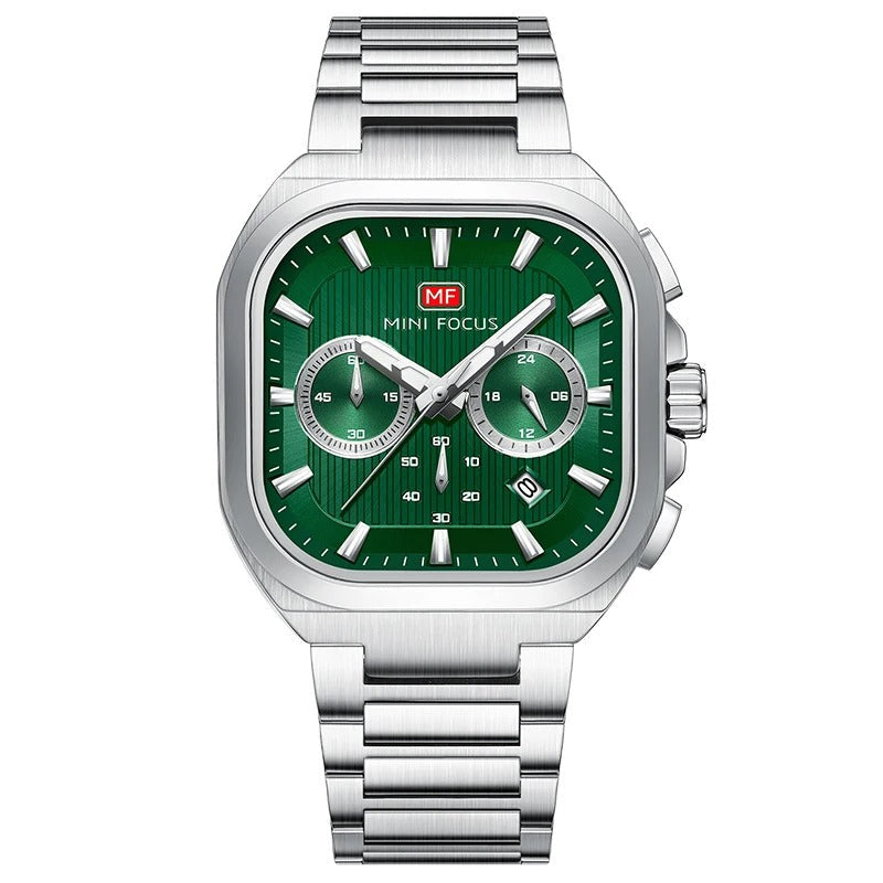 Cavellon™ - Luxury Square Chronograph Watch