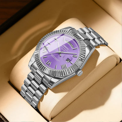 Auremont™ - Classic Luxury Steel Watch