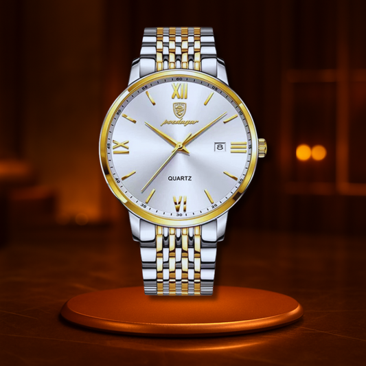 POEDAGAR STAINLESS STEEL WATERPROOF WATCH