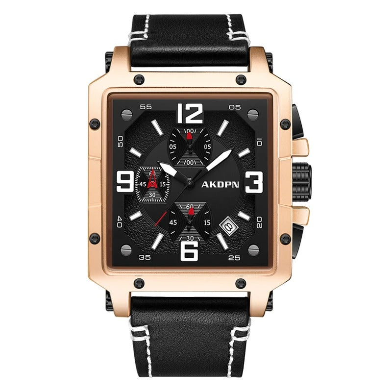 Arvello™ - Luxury Square Chronograph Watch