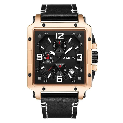 Arvello™ - Luxury Square Chronograph Watch