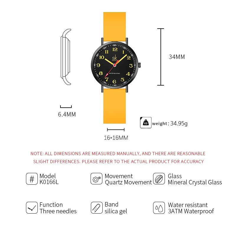 Solvéra™ - Fashion Silicone Quartz Watch
