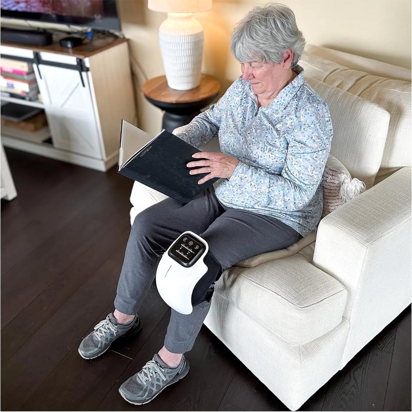KneeRelief Pro™ - Heated Knee Therapy Massager