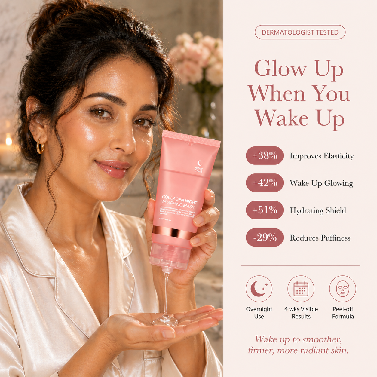 CollaPeel™ - Anti-Wrinkle, Acne Firming Mask