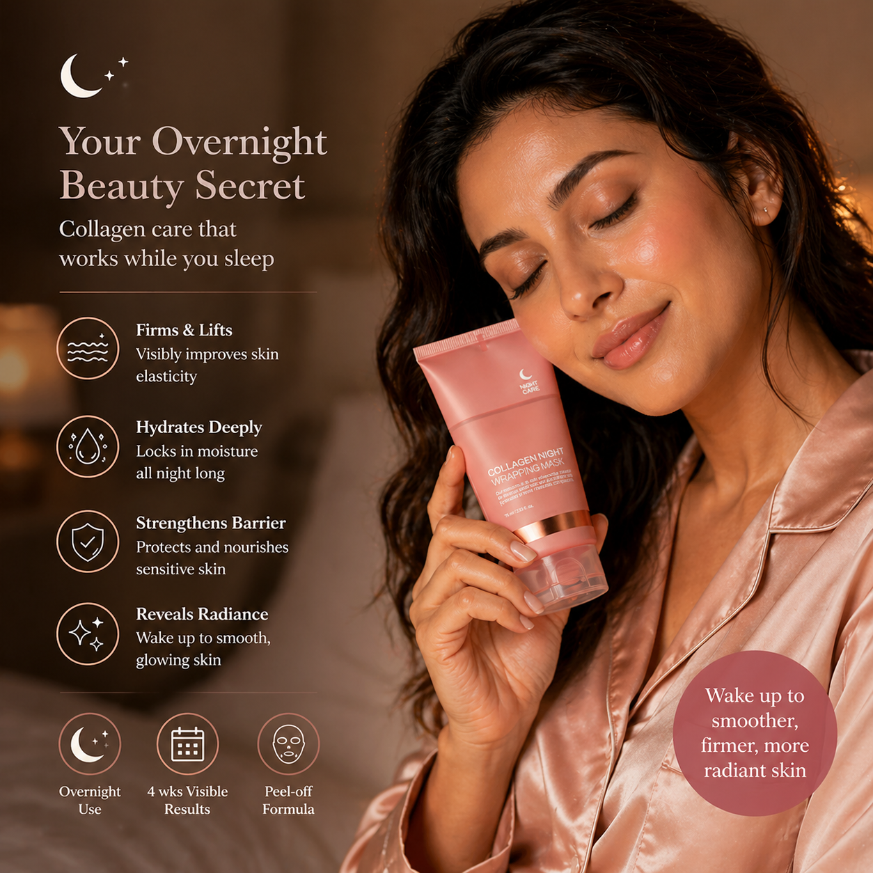 CollaPeel™ - Anti-Wrinkle, Acne Firming Mask