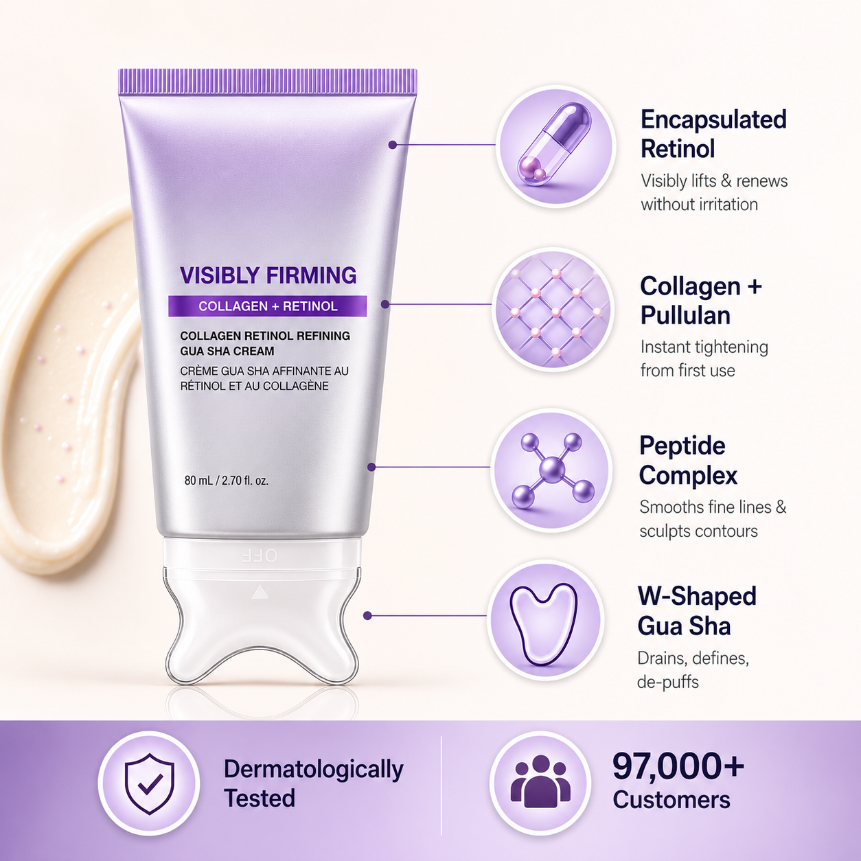 LumiLift™ - Retinol Collagen Gua Sha Neck Cream