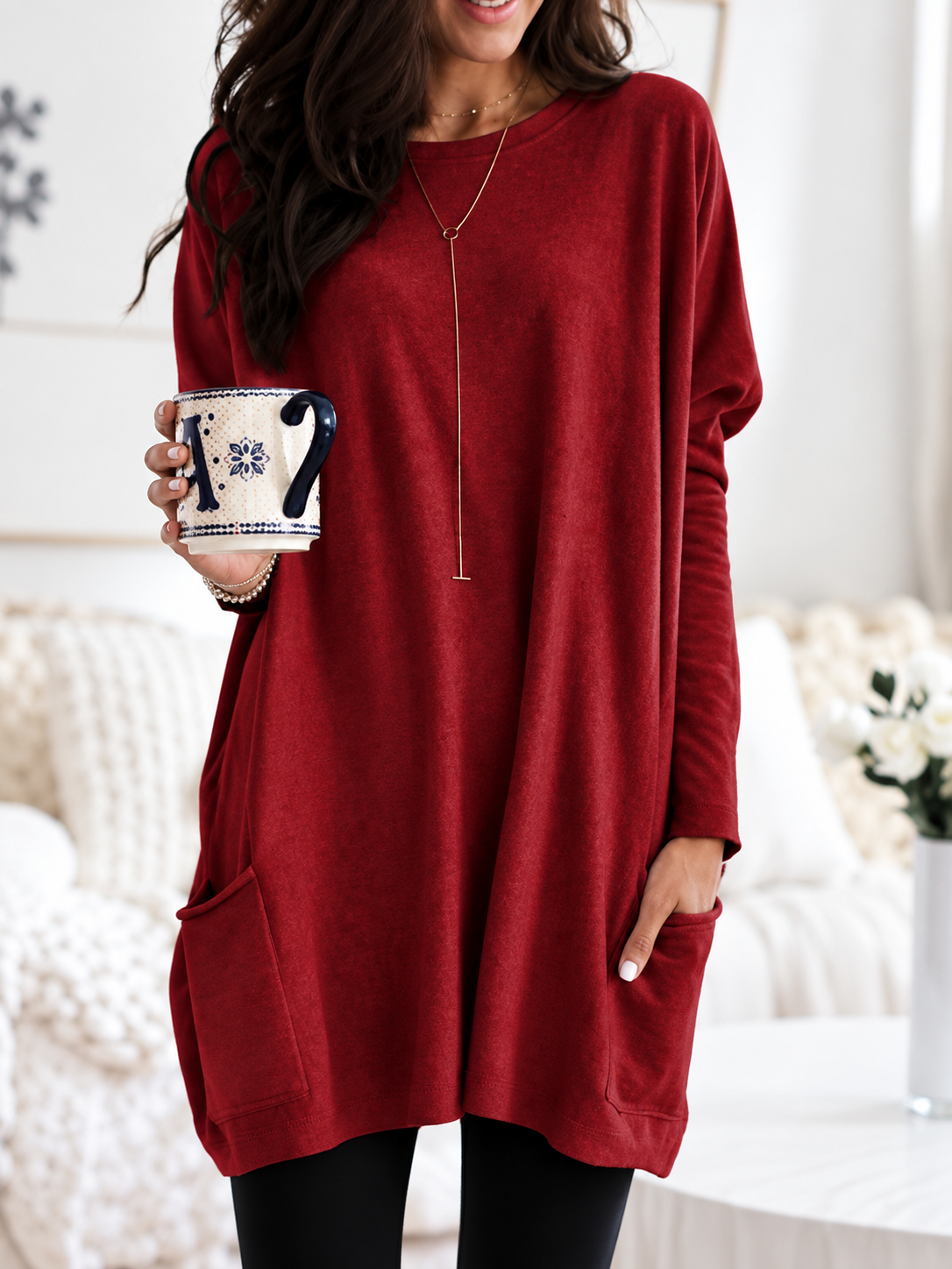 Poppy™ | Colour-Block Pocket Tunic Dress