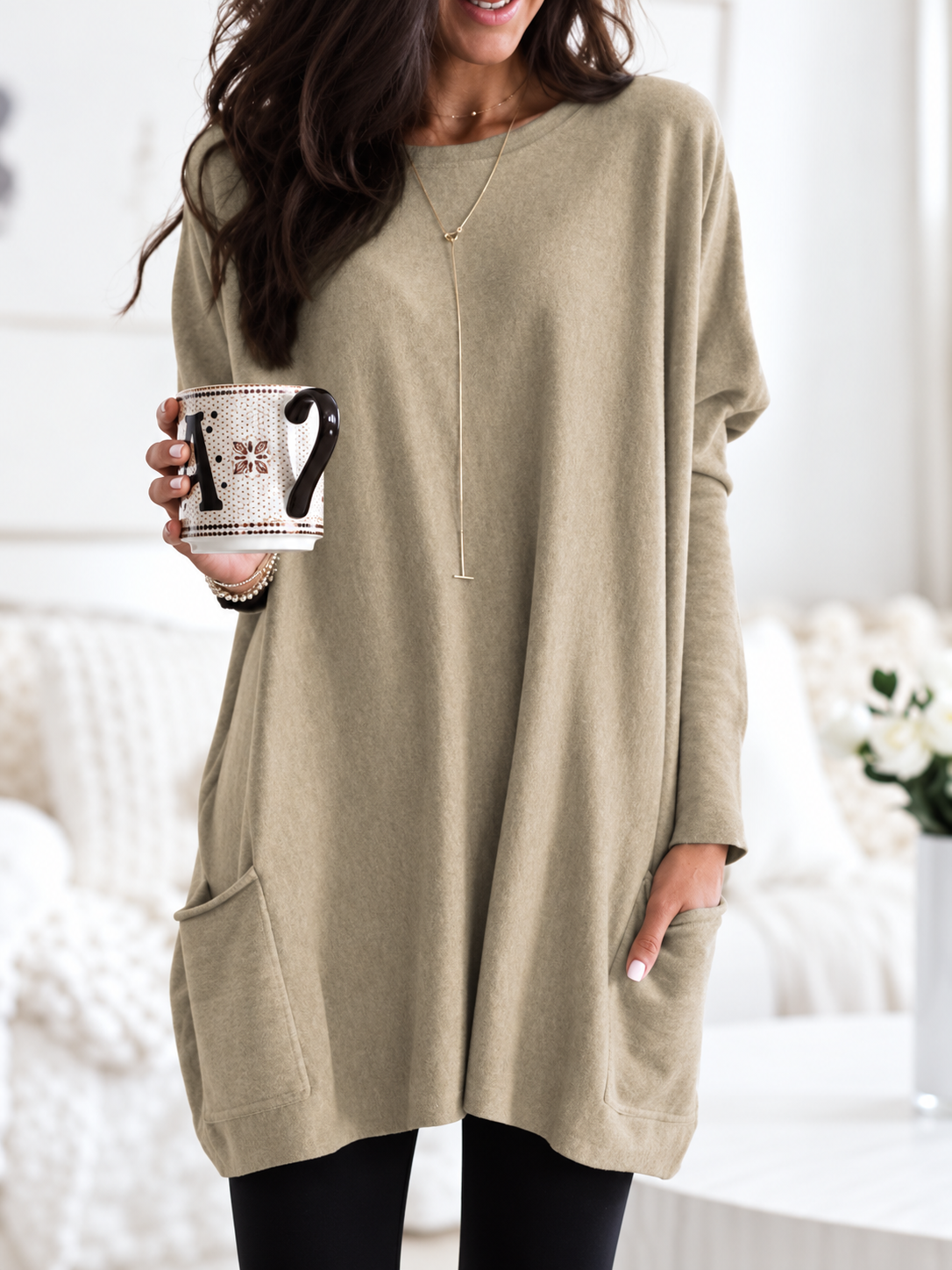 Poppy™ | Colour-Block Pocket Tunic Dress