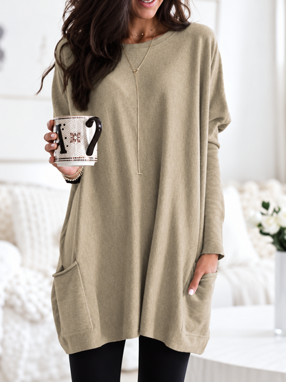 Poppy™ | Colour-Block Pocket Tunic Dress