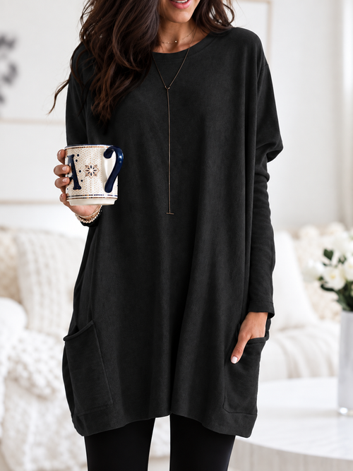 Poppy™ | Colour-Block Pocket Tunic Dress