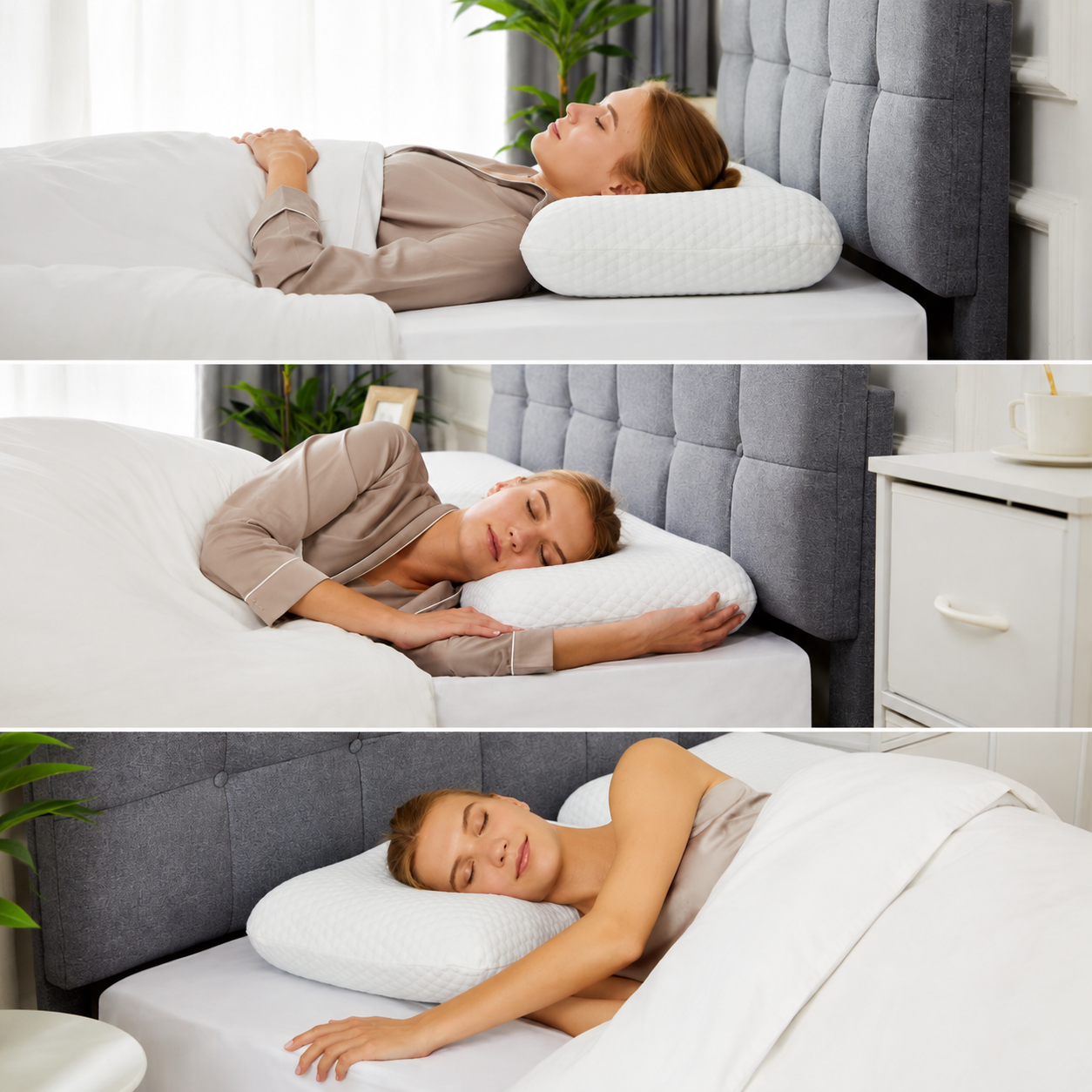 AeroCore Duo™ – 2 Piece Ventilated Memory Foam Support Pillow Set