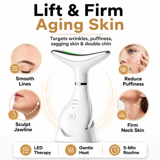 LumiLift Pro™ - 7-Color LED Face & Neck Massager