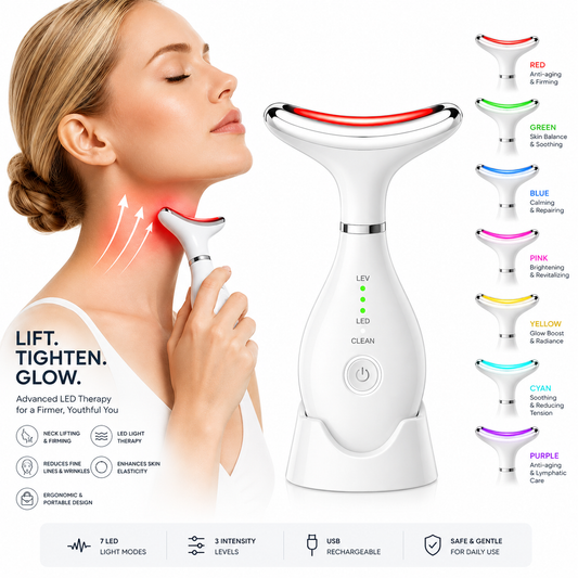 LumiLift Pro™ - 7-Color LED Face & Neck Massager