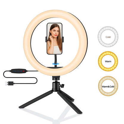 LED Selfie Ring Light With Tripod