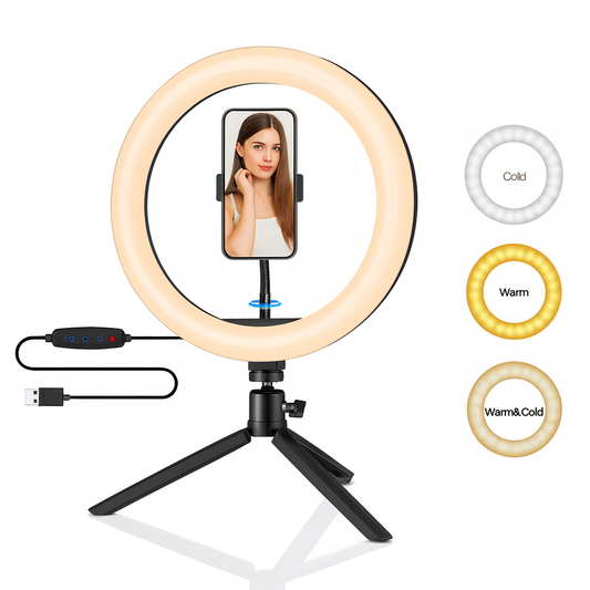 LED Selfie Ring Light With Tripod
