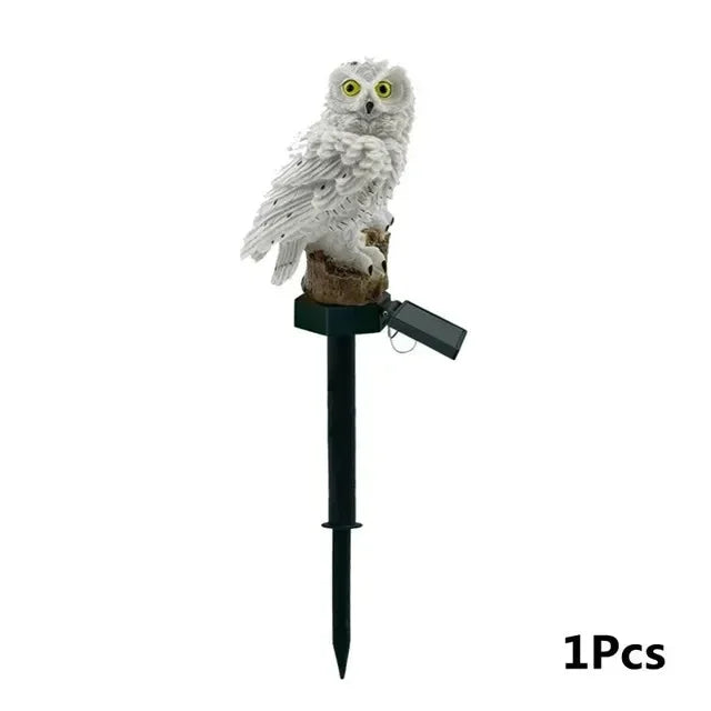 Solar Owl Garden Light