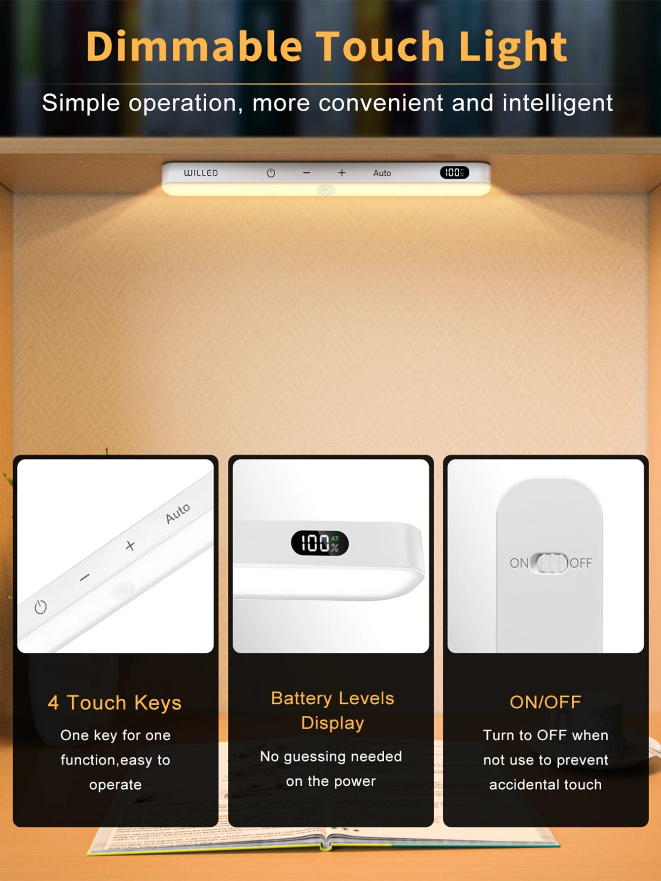 Rechargeable Motion Sensor Cabinet Light