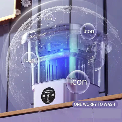 Portable 8L Foldable Washing Machine & Mini Spin Dryer