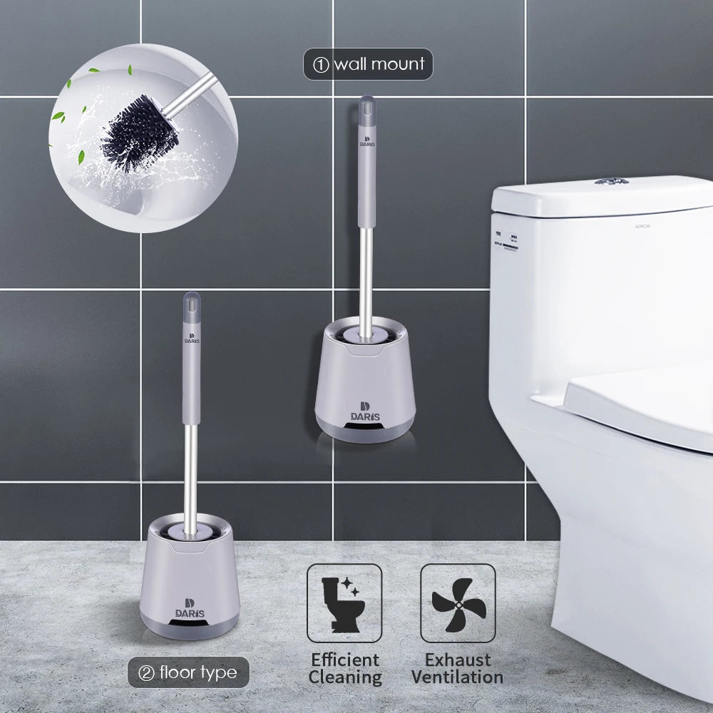 Silicone Toilet Cleaning Brush