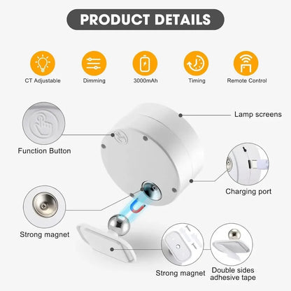 360° Adjustable Magnetic Wall Lamp