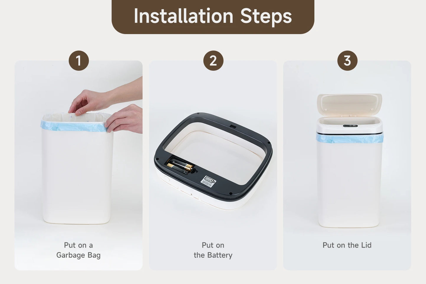 Premium Smart Motion Sensor Trash Can
