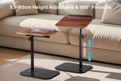 Modern 360° Swivel C-Shaped Side Table