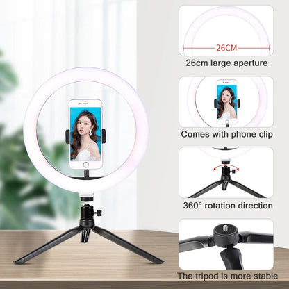LED Selfie Ring Light With Tripod
