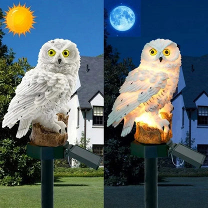 Solar Owl Garden Light