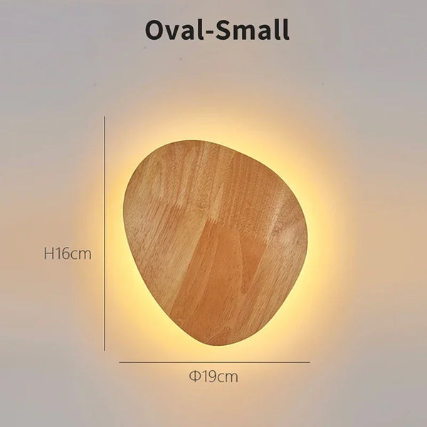 Minimalist Wooden Wall Light