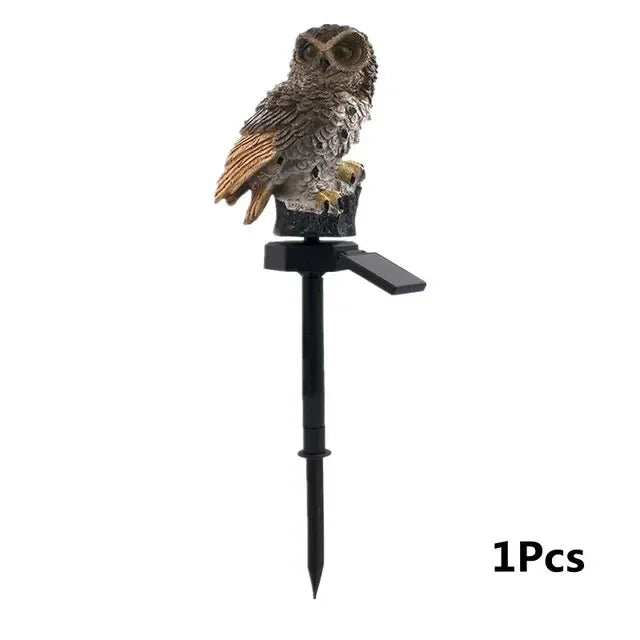 Solar Owl Garden Light
