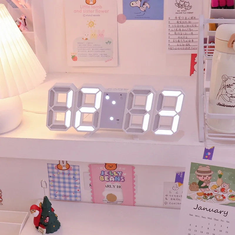 3D LED Digital Clock