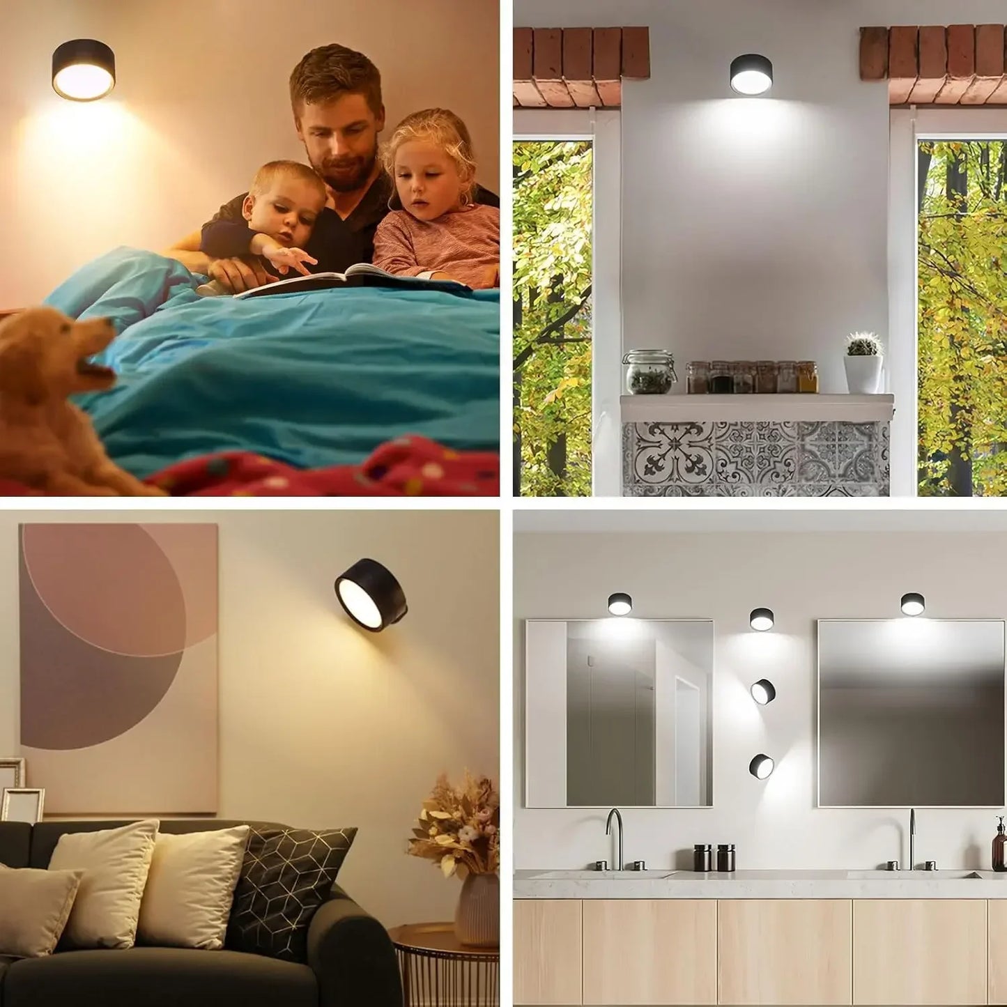 360° Adjustable Magnetic Wall Lamp