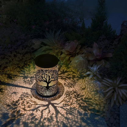 Solar Tree Shadow Lantern