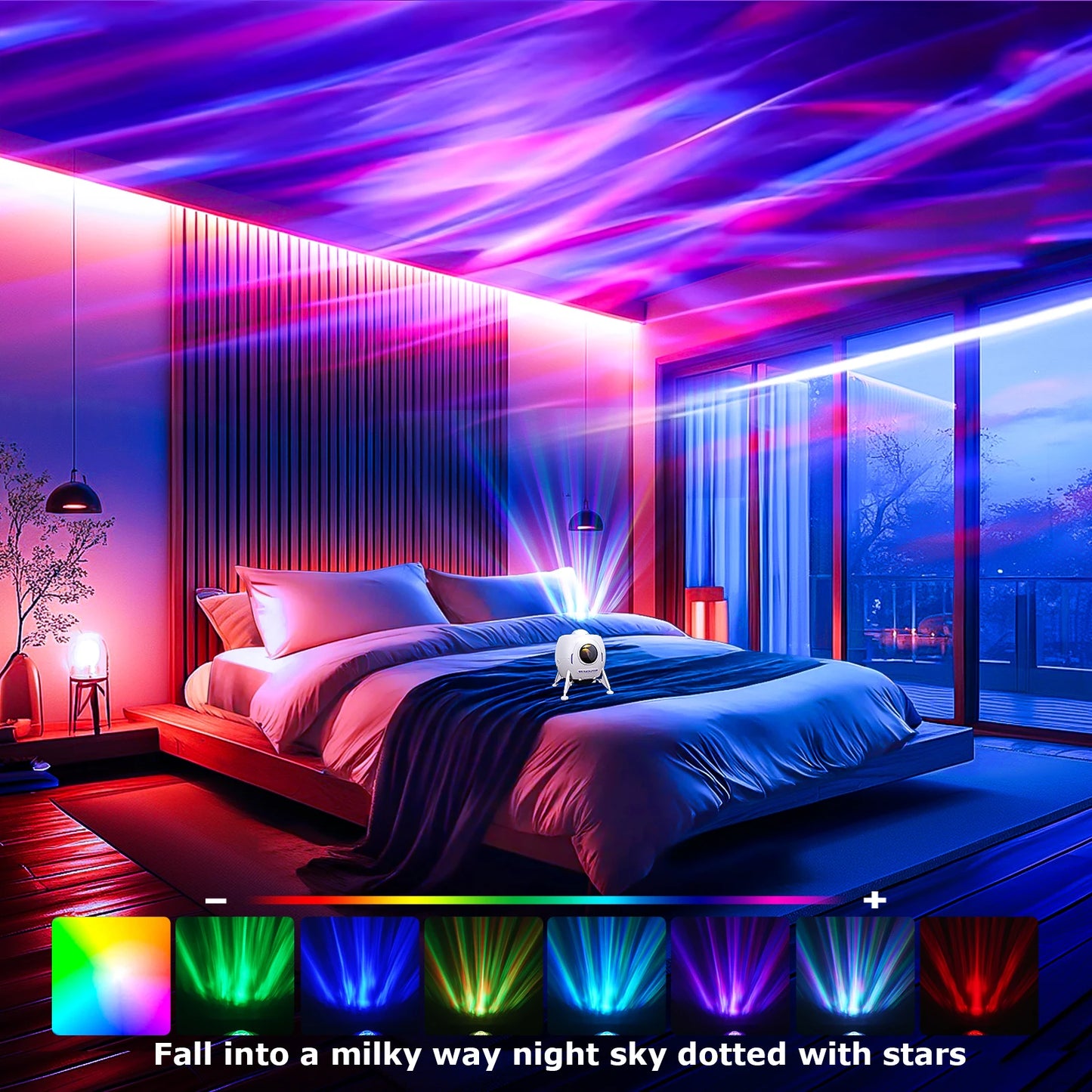 AstroX Galaxy Star Projector Light