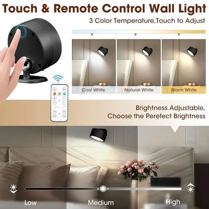 360° Adjustable Magnetic Wall Lamp