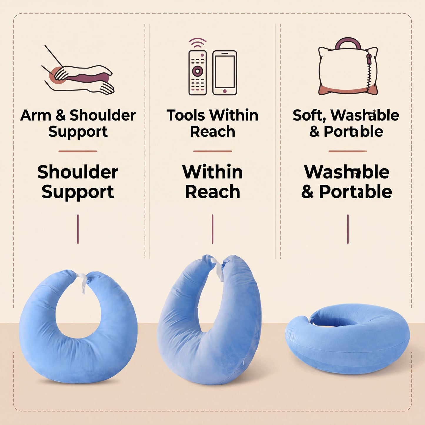 Timsmile™- Craft Support Pillow