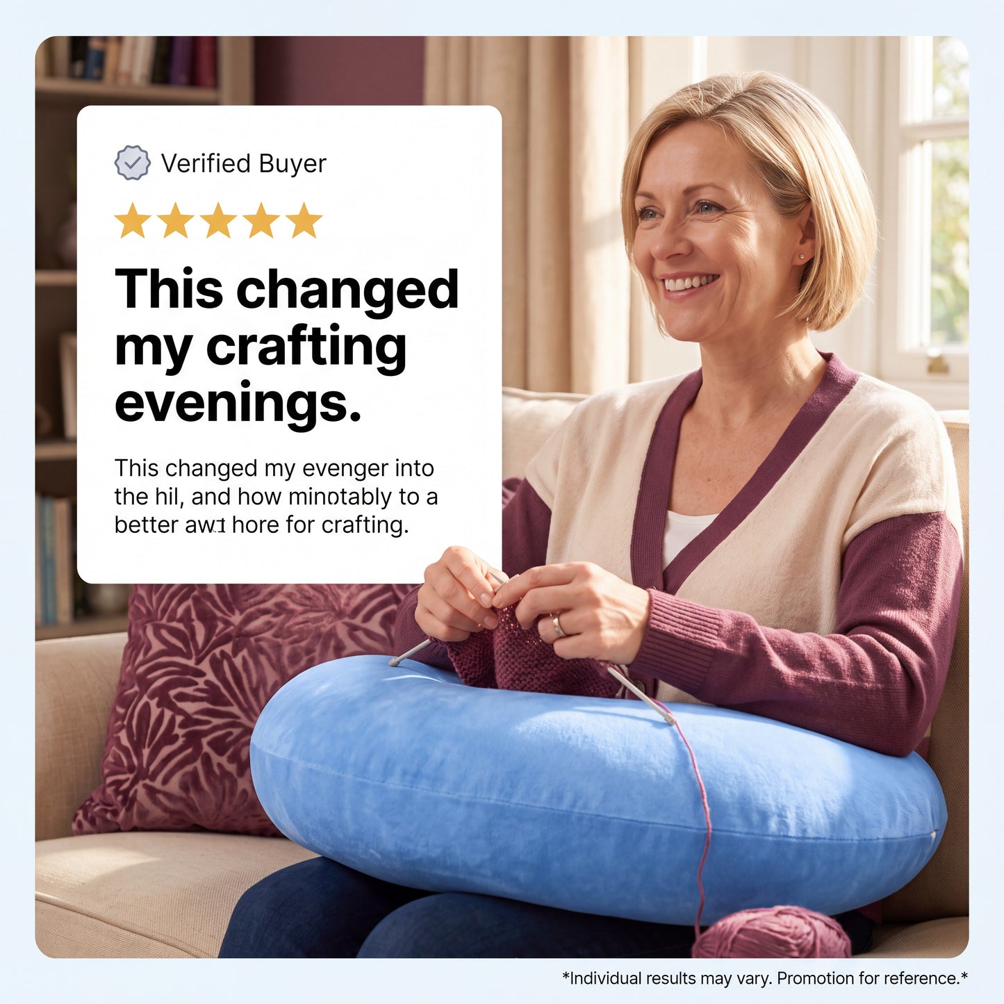 Timsmile™- Craft Support Pillow
